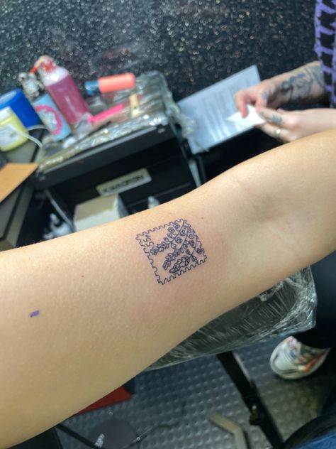 Scotland Stamp Tattoo, Nova Scotia Tattoo Ideas, Scotland Inspired Tattoo, Scottish Heather Tattoo, Heather Tattoo Flower, Scottish Heather Flower, British Tattoo Ideas, Scottish Tattoo Ideas, Heather Flower Tattoo