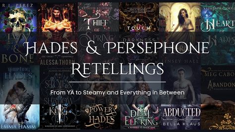 Hades & Persephone Retellings: From YA to Steamy and Everything in Between Hades And Persephone Retelling, Hades And Persephone A Touch Of Darkness, Hades To Persephone, Hades And Persephone Fanart Dark, Persephone Story, Favorite Tropes, Persephone And Hades, Hades Persephone, Elf King