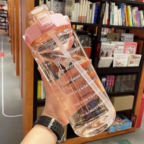 2L Motivational Water Bottle For Girls, Boys, Gym, Home Use And Travel Water 2000ML Transparent Drinking Water Bottle With Straw, Water Bottle For Gym, Water Bottle For School For Girls And Boys, Fitness, Outdoor Sports, BPA Free Grade Plastic Leak Proof Clear Plastic Water Bottles, 2l Water Bottle, Water Bottle Workout, Drinking Water Bottle, Motivational Water Bottle, Travel Water Bottle, Portable Water Bottle, Bottle With Straw, Travel Bottles