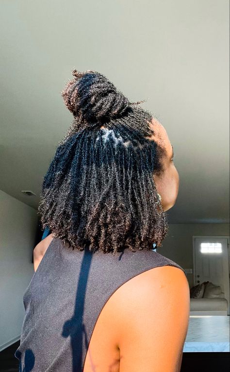 Short microlocs styles for women Micro Braids Styles Short, Shoulder Length Microlocs, Microlocs Starter Short Styles, Keke J Microlocs, Sister Locs Vs Microlocs, Natural Hair Styles For Black Women Twists, Medium Microlocs, Short Microlocs Hairstyles, Colored Microlocs