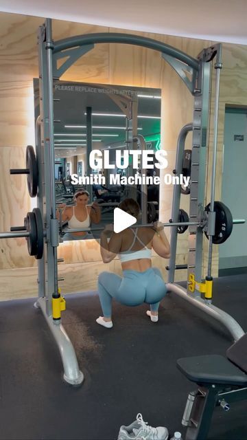 OLIVIA HEARD on Instagram: "Glute Workout - Smith Machine Only 🍑
Save it & give it a try ⬇️ 

1. Squats 12 x 4
2. RDL 10 x 3 
3. Split Squat 12 x 3 
4. Step Ups 10 x 3 

#gluteday #smithmachine #fy #fyp" Smith Machine Workout, Step Ups, Glute Workout, Smith Machine, Split Squat, E Day, Glutes Workout, Ups, Split