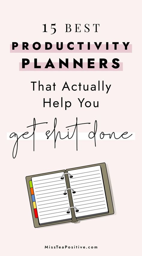 How to plan your day productively? Here are 15 best productivity planners to stay organized & achieve your goals! These include cute daily planners to buy, monthly planners and organizers with bullet journal layout for moms & teachers, best planners for productivity with aesthetic stickers for organization, best monthly planners for college students to study with simple calendar & bujo pages, best leather planners for business, best weekly planner for work to get your life and routines on track. Calendar Bujo, Bujo Pages, Planner For Work, Best Motivational Books, Best Weekly Planner, Best Daily Planner, Planners For College Students, Cute Daily Planner, Plan Your Day