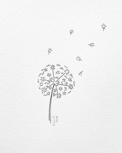 Dandelion Wish, Printable Coloring Pages, Vintage Flowers, New Friends, I Tattoo, Dandelion, Coloring Pages, Give It To Me, Illustration Art