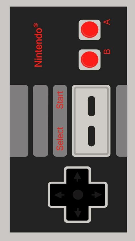 The original nes controller Nintendo Controller Art, Game Console Drawing, Nintendo Switch Controller Drawing, Old Nintendo Wallpaper, Controller Wallpaper, Wallpaper Nintendo, Nintendo Wallpaper, Snes Controller, Retro Games Room