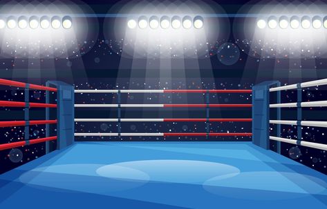 Sport Boxing Ring Background Boxing Ring Background, Ring Background, Cartoon Spaceship, Boxing Rings, Boxing Ring, Sport Boxing, Boxing, Vector Art, This Is Us