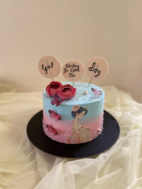 Mom To Be Birthday Cake, Mom To Be Cake Design, Mom To Be Cake, Birthday Cake Design, Mom To Be, Interesting Food, Cake Designs Birthday, Photo Cake, Baby Hacks