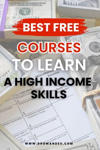 Best free courses for mastering high-income skills. Top-rated free courses to develop lucrative skills. Free courses to acquire in-demand high-income skills. Leading free programs to learn valuable skills for high income. Top free courses for gaining high-paying skills. Best no-cost courses to enhance your income potential. High-income skills you can learn through these free courses. Premier free courses to cultivate profitable skills. Top free learning resources for high-income skill development. Free Educational Websites, Courses To Learn, Crop Insurance, Creative Writing Course, High Income Skills, Free Online Learning, High Income, Best Online Courses, E-learning