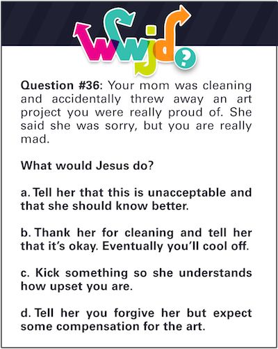 Help Kids to Think and Act Like Jesus with the Printable What Would Jesus Do? Bible Game Awana Crafts, Kindergarten Journals, Youth Bible Study, Adventure Bible, Fun Team Building Activities, Sunday School Games, Church Games, Festival Games, What Would Jesus Do