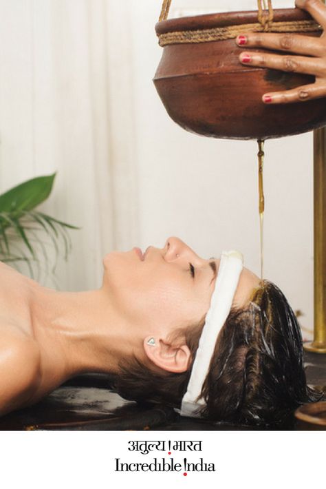 Ayurveda |  Ayurveda India |  Rejuvenation of body, mind and soul | #wellness #India #IncredibleIndia Ayurveda India, Hair Growth Secrets, Ayurvedic Remedies, Healing Therapy, Sleep Help, Mind Body Connection, Herbal Oil, Ayurvedic Medicine, Hair Regrowth