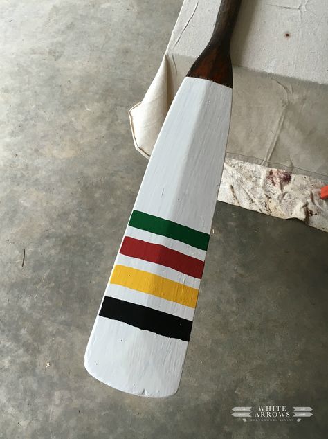 Stairs Handle, Canoe Paddle Decor, Painted Canoe, Painted Oars, Paddle Decor, Oar Decor, Painted Paddles, Seeking Lavender Lane, Canoe Paddles