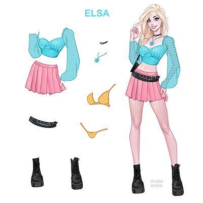 Stuff Drawing, Fandom Style, Disney Princess Fashion, Modern Princess, Princess Elsa, Modern Disney, Frozen Disney, Anna Frozen, Disney Princess Art