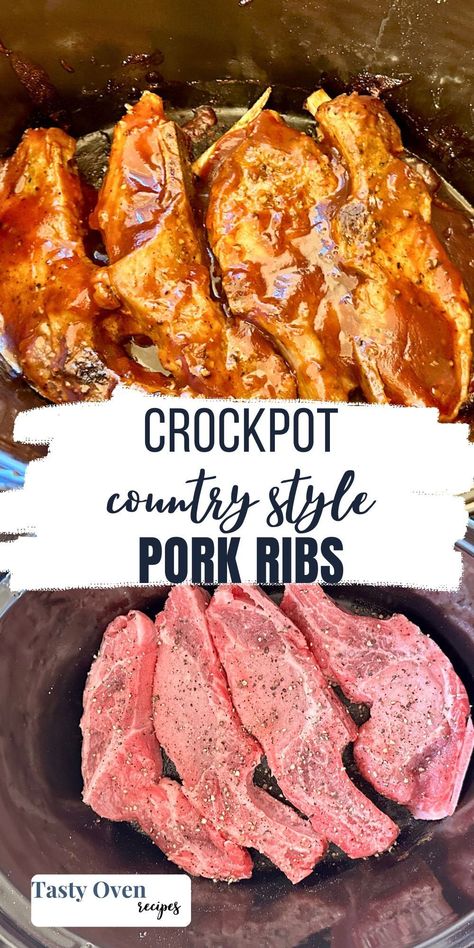 Easy Country Style Ribs In Crock Pot, Pork Country Ribs Crock Pot, Boneless Country Style Pork Ribs In Oven Crock Pot, Bone In Pork Loin Country Style Ribs, Pork Loin Country Style Ribs Crock Pot, Boneless Country Style Pork Ribs Crock Pot, Boneless Pork Ribs Crockpot Easy, Pork Loin Boneless Country Style Ribs, Crock Pot Boneless Ribs