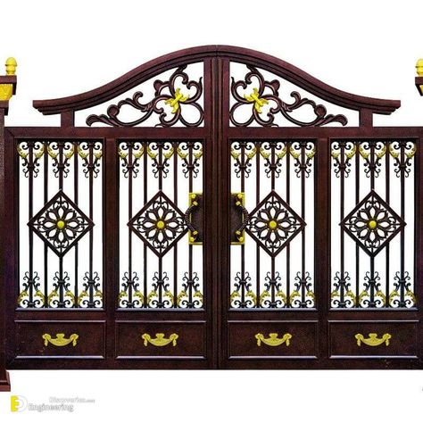 Gate Design Ideas, Modern Main Gate Designs, Arch Gate, Wooden Door Entrance, Home Gate Design, Grill Gate, Gate Wall Design, Gate Designs Modern, Fence Gate Design