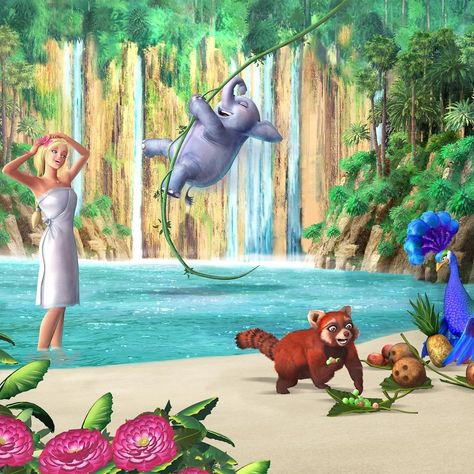 Barbie As The Island Princess, The Island Princess, Island Princess, Magic Video, Princess And The Pauper, Princess Movies, Barbie Cartoon, Barbie Images, Princess Wallpaper