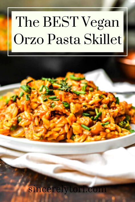 Orzo Vegan Recipes, Vegetarian Orzo Recipes, Vegan Orzo Recipes, Orzo Meals, Orzo Vegan, Vegan Orzo, Orzo Pasta Recipes, Healthy Food Photography, Simply Food