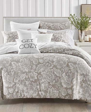 Aqua And Cream Bedding - Macy's Queen Bedding Ideas, Jacobean Pattern, Flannel Duvet Cover, King Duvet Set, Twin Comforter Sets, Bed Comforter Sets, Twin Xl Bedding, Full Duvet Cover, Twin Comforter