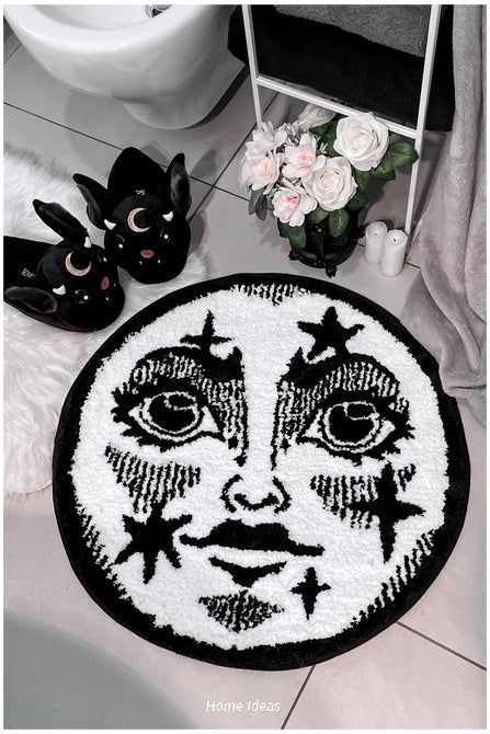 Witchy Bathroom, Goth Bathroom, Spooky Bathroom, Gothic Bathroom, Minimalist Bathroom Design, Halloween Bathroom, Goth Home, Bathroom Decor Apartment, Counter Decor