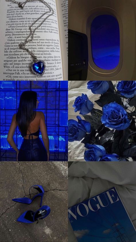 #blue #vogue #ysl #style #fashion #aesthetic Fashion Designer Wallpaper Iphone, Royal Blue Aesthetic Vintage, Blue Vision Board Aesthetic, Natasha Core, Royal Blue Aesthetic, Ysl Style, Blue Aesthetics, Blue Vibes, Trippy Iphone Wallpaper