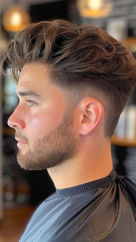 Flow Haircut Men, Latest Haircut For Men, Faded Haircut, Low Taper Fade Haircut, Mid Fade Haircut, Best Fade Haircuts, Trendy We Fryzurach, Low Taper, Haircuts 2024