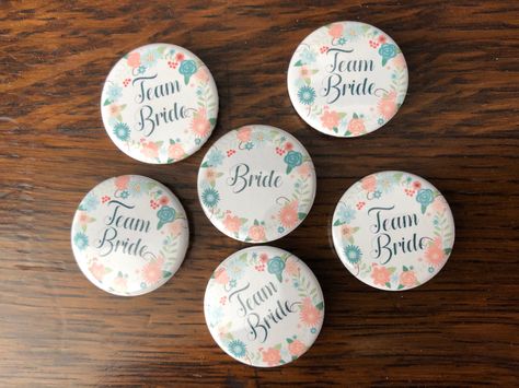 Excited to share this item from my #etsy shop: Team Bride Hen Party - Pin Badge Set #jewellery #henparty #lovefriendship #pink #pinbadge #badge #button #mabelsbuttons #hendo #bacheloretteparty #bride #bridesmaid Hen Party Badges, Bride Team, Book Pins, Hen Do, Unique Words, Button Badge, Team Bride, Hen Party, Perfect Party