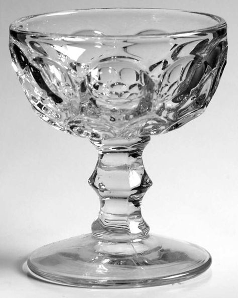 Provincial Clear Champagne/Tall Sherbet by Imperial Glass-Ohio | Replacements, Ltd. Lead Crystal Glassware, Rare Candlewick Glassware, Crystal Goblets Vintage, Federal Glass Vintage, Crystal Glasses, Beautiful China, Imperial Glass, Water Goblets, Bowl Candle