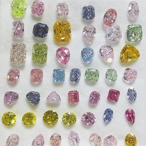 Azzurro Diamonds & Jewelry on Instagram: “I get asked a lot of questions about Fancy Colored Diamonds. Are they real? Are they valuable? What colors are found? And most commonly -…” Stim Board, White Raven, Gold Bullion Bars, Chanel Art, Diamonds Jewelry, Romantic Colors, Red And Purple, Gold Bullion, Color Tone