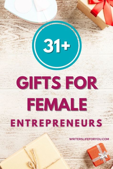 Are you looking for gifts for entrepreneurs, more specifically, gifts for business women? Do you want to find the best business women gifts? Click here to read this article on 31+ gifts for the female entrepreneur in your life. From self-care gifts to practical presents to fun and unique gifts - this list has something every biz babe will like. gifts for entrepreneurs women | business women gifts | gifts for the business women Gifts For New Business Owner Friends, Gifts For New Business Owner, Gifts For Business Woman, Gift Box Ideas For Women, Gifts For Entrepreneurs, Retreat Gifts, Entrepreneur Gifts, Bosses Day, Bosses Day Gifts