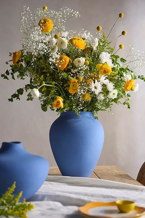 Tabletop + Home Decor | Terrain Starburst Light, Lighted Branches, Dogwood Blossoms, Organic Ceramics, Creative Living, Hand Poured Candle, Bottle Vase, Blue Vase, Ceramic Vessel