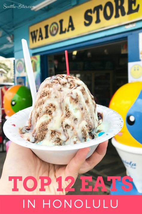 A food lover's guide to the top 12 places to eat in Honolulu. | Honolulu Babymoon food guide | Best places to eat in Honolulu | Includes Google Map of fun attractions and places to eat in Honolulu | Seattle-Bites.com Honolulu Food, Oahu Trip, Hawaii Vacation Oahu, Hawaii Trip Planning, Hawaii Activities, Oahu Vacation, Seattle Food, Seattle Restaurants, Hawaii Adventures