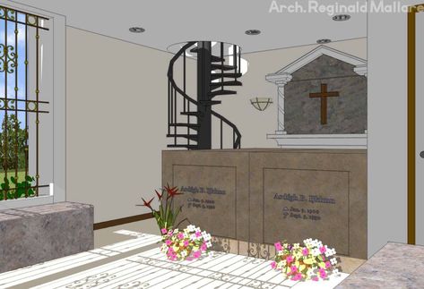 Proposed 2-Storey Mausoleum on Behance Mausoleum Design, Philippines, Dream House, Architecture, Quick Saves, Design