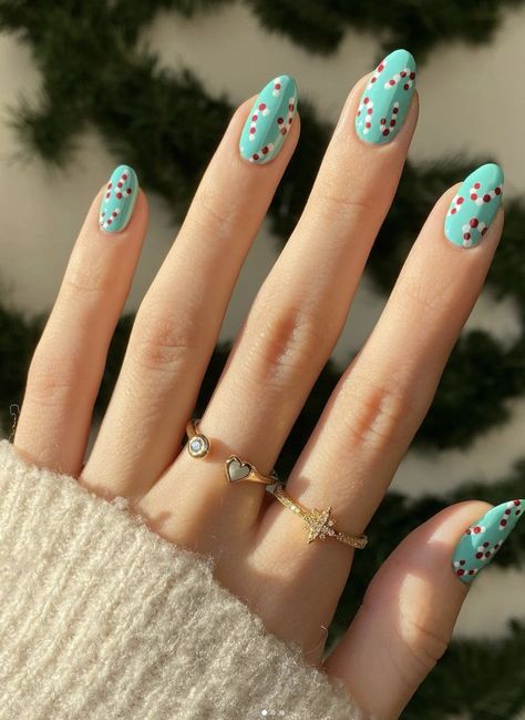 Candy Nails Designs, Mint Nails, Beachy Nails, Candy Cane Nails, Christmas Nails Easy, Nail Art Designs Summer, Nail Candy, Cute Summer Nails, Cute Candy