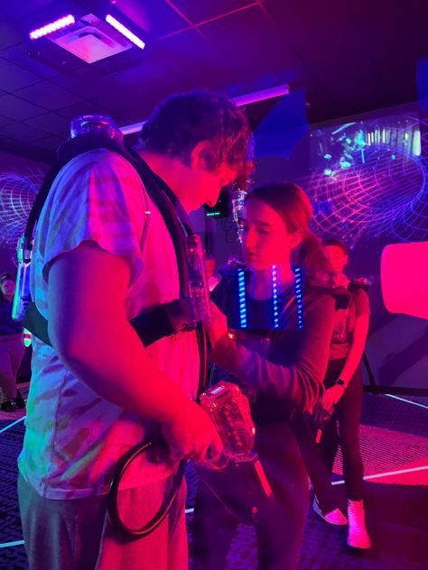 Laser Tag Date Aesthetic, What To Wear To Laser Tag, Laser Tag Outfit Ideas, Laser Tag Date, Laser Tag Aesthetic, Laser Game, Pie Ideas, Alphabet Dating, Anne Movie