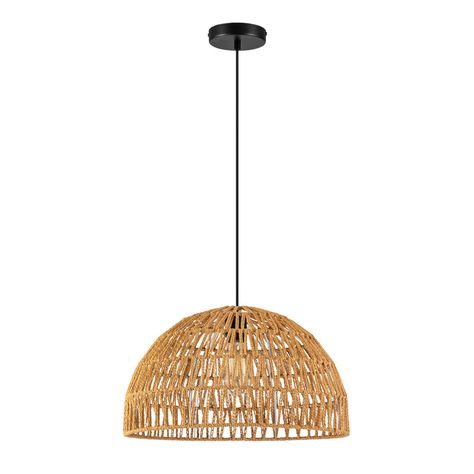 Bay Isle Home Burket 1 - Light Bohemian Woven Rattan Pendant & Reviews | Wayfair Bamboo Lamp, Rattan Pendant, Well Woven, Woven Rattan, Delicate Details, Individual Style, Pendant Lights, Home Lighting, Lamp Shade