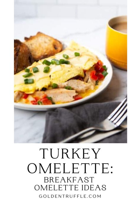 This Turkey Omelette is the perfect Breakfast Omelette Ideas! This flavourful and colorful turkey omelette is loaded with rich and delicious nutrients. It’s perfect for when you need to make something quick and delicious for the morning or when you’re looking to finish any leftover turkey from the fridge.
#Omelette #BreakfastOmelette #TurkeyRecipes Turkey Omelette Recipes, Breakfast Omelette Ideas, Turkey Omelette, Omelette Ideas, Egg Recipes For Kids, Omelette Breakfast, Omlet Recipes, Colorful Turkey, Breakfast Omelette