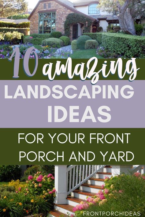 Front Porch Landscaping Ideas, Easy Landscaping Front Yard, Front Door Landscaping, Front Porch Landscape, Landscape Ideas Front Yard Curb Appeal, Front Yard Patio, Front Yard Plants, Porch Landscaping, Small Front Yard Landscaping