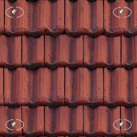 Textures Texture seamless | Clay roof texture seamless 19582 | Textures - ARCHITECTURE - ROOFINGS - Clay roofs | Sketchuptexture Kerala Roof Tile Texture, Roof Tiles Texture, Roof Texture Seamless, Tiles Texture Seamless, Roof Texture, Flat Roof Tiles, Textures Architecture, Clay Roofs, Tile Texture