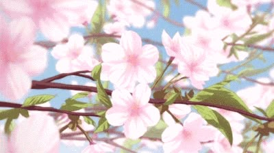 Anime Flower, Gif Background, Japanese Animated Movies, Animated Banners, Kenma Kozume, Flowers Gif, Banner Gif, Anime Gifs, Warrior Princess