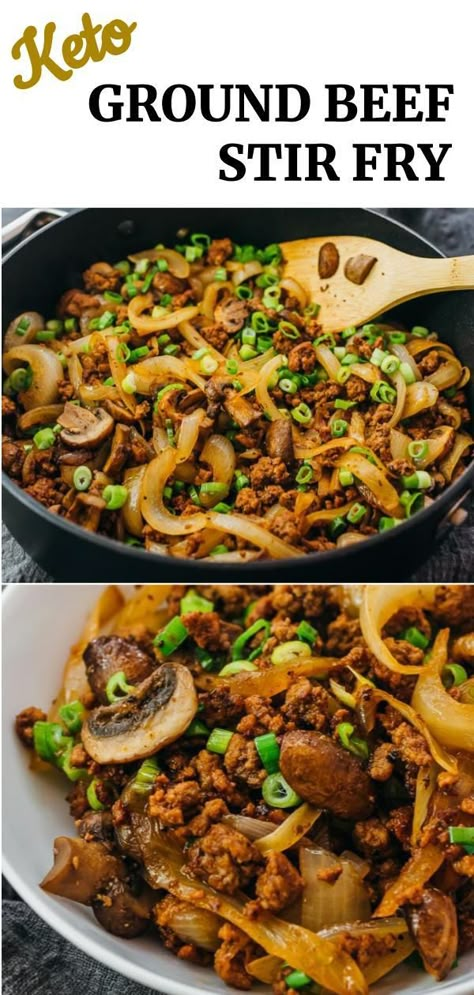 Ground Meat Keto Recipes For Dinner, Healthy Chop Meat Recipes, Keto Ground Beef Stir Fry Recipes, Low Carb Wok Recipes, Easy Healthy Dinner Recipes Ground Beef, Recipe Ideas For Ground Beef, Easy Low Carb Beef Recipes, Keto Ground Beef Stir Fry, Dinner Ideas Easy Healthy Ground Beef