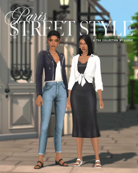 Sims 4 Mm Cc Clothes, Sims 4 Paris, Personality Ideas, Sims Collection, Die Sims 4, Pelo Sims, Sims 4 Mm Cc, Tumblr Sims 4, Casas The Sims 4