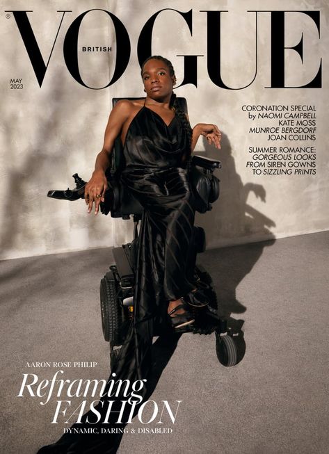 Aaron Rose Philip, Disabled Fashion, Wheelchair Fashion, Coachella Looks, Black Ballerina, Beautiful Black Dresses, Ballerina Pumps, Fashion Magazine Cover, Joan Collins