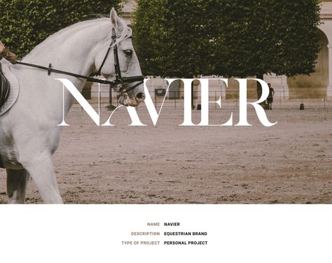 Navier - Equestrian brand :: Behance Horse Branding Design, Equestrian Editorial, Equestrian Branding, Equestrian Logo, Equestrian Shop, Jumping Horse, Equestrian Aesthetic, Tennis Polo, Equestrian Center