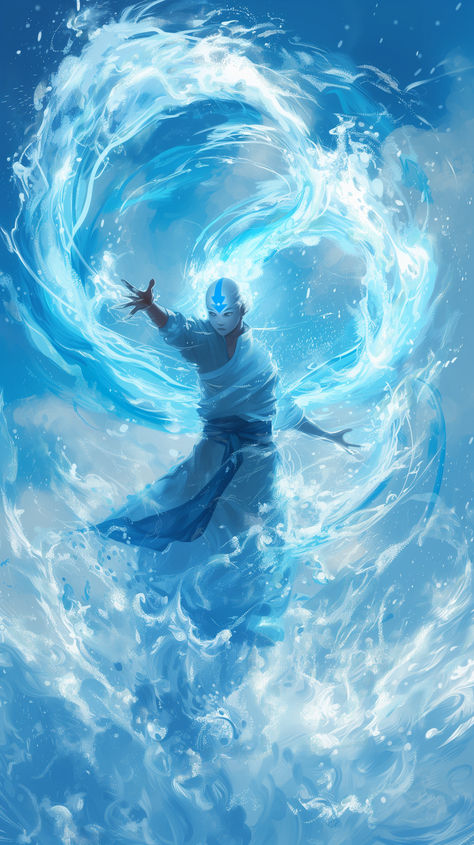 concept character for avatar: the last airbender (water bender) #waterbending #avatar #teamavatar #artwork #art #artoftheday #characters #avatarconcept #conceptcharacter #conceptdesign #drawingideas Waterbending Art, Water Magic Fantasy Art, Waterbending Aesthetic, Water Bender Character Design, Avatar Water Bender, Water Bender Art, Lighting Bending Avatar, Avatar The Last Airbender Water Bending, Avatar The Last Airbender Blue Aesthetic