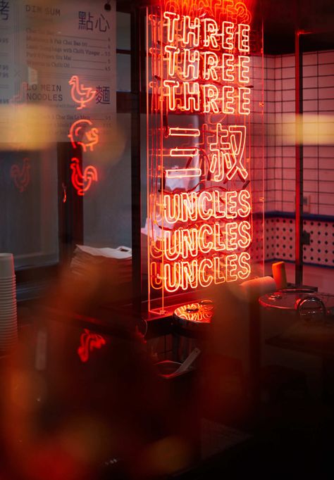 Neon Sign Interior Design, Korean Bar, Japanese Bar, Architecture Restaurant, Bar Restaurant Design, Noodle Bar, Design Café, Bar Interior Design, Asian Restaurants