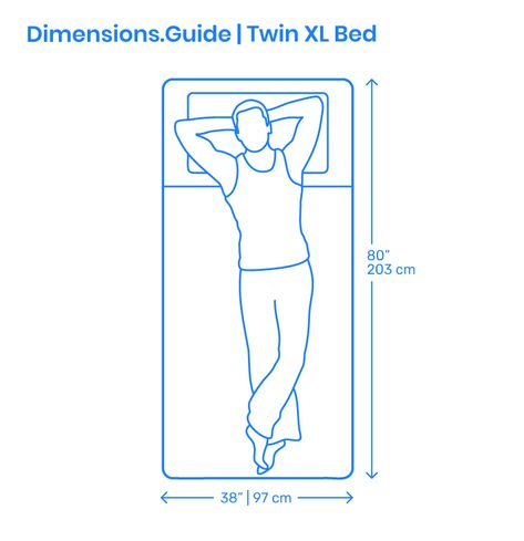 Guest Room Dimensions, Compact Bed, Beds Mattress, Twin Xl Beds, Twin Xl Bed, Xl Beds, Twin Bed Sheets, Bed Sheet Sizes, Interior Architecture Drawing