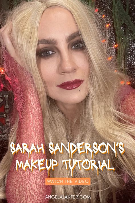 Sara Sanderson Makeup, Sarah Sanderson Makeup, Sarah Hocus Pocus, Hocus Pocus Makeup, Sarah Sanderson Hocus Pocus, Sarah Sanderson Costume, Perfect Makeup Tutorial, Hocus Pocus Costume, Easy Halloween Makeup