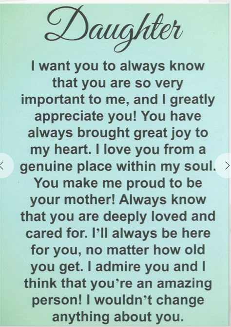 Message For Daughter From Mother, Advice For Daughters, Adult Daughter Birthday Quotes From Mom, Quotes For Daughters From Mothers, Inspirational Quotes For Daughters, Love You Daughter Quotes, Love My Daughter Quotes, Prayers For My Daughter, Special Daughter