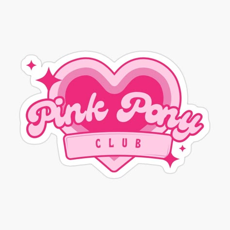 Get my art printed on awesome products. Support me at Redbubble #RBandME: https://www.redbubble.com/i/sticker/Pink-Pony-Club-Chappell-Sticker-by-Retro-Reverie/163643838.EJUG5?asc=u Retro Stickers, Pink Pony Club, Color Wars, Pink Stickers, Camp Camp, Pony Club, Branding Mood Board, Girls Music, Redbubble Products