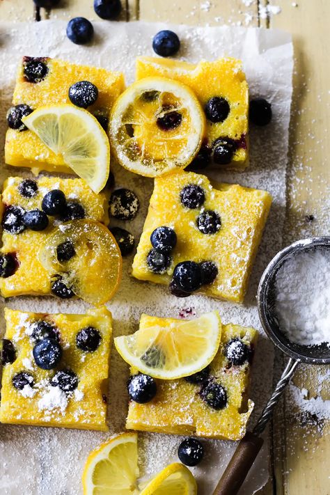 Lemon Curd Shortbread, Blueberry Lemon Bars, Lemon Blueberry Bars, Homemade French Onion Dip, Blueberry Bars, Curd Filling, Lemon Curd Filling, Lemon Custard, Cake Lemon