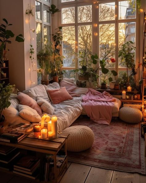 Beautiful Houses Inside, Sunset Room, Inspiration Interior Design, Dream Apartment Decor, Cozy Candles, Classy Decor, Have A Lovely Weekend, Dream Book, House Inside