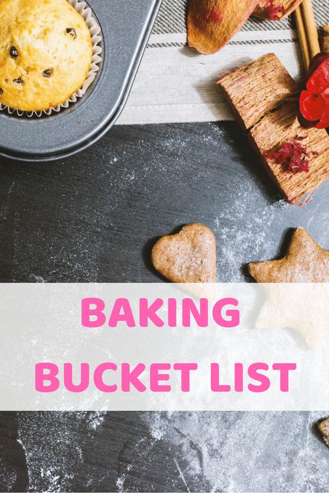 My Baking Bucket List - 25 breads and desserts I'd like to attempt within the next year! (scheduled via http://www.tailwindapp.com?utm_source=pinterest&utm_medium=twpin) Baking Bucket List Ideas, Baking List, Baking Bucket List, Holiday Sweets Recipes, Holiday Baking List, Fall Favorites Recipes, Christmas Cookies Gift, Holiday Cookies Christmas, Holiday Baking Recipes